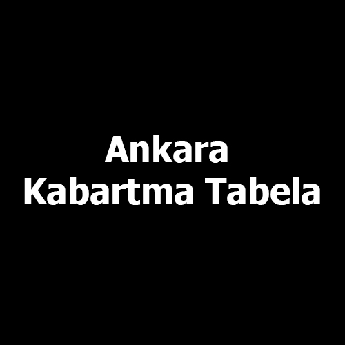  Ankara Kabartma Tabela
